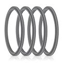 4 Pack Gasket Replacement Rubber Ring Seal Ring Gasket with Lip, Compatible with Nutribullet Blender Series 600W and 900W