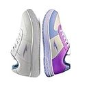 ASIAN Women's Trendy-21 Casual Sneaker Colour Changing Shoes With Extra Cushion Lightwight Lace-Up Shoes For Women's & Girl's, White - 6 UK