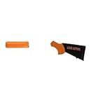 HOGUE 03052 Winchester 1300 Less Lethal, OverMolded Stock W/Forend, 12" Length of Pull, Orange, One Size