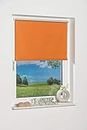 K-home 541870 – 3 Klemmfix Mini Tenda avvolgibile Oscurante, plastica, Tessuto, Arancione, 90 x 150 cm