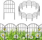 Decorative Garden Fence No Dig Fencing 12 Pack, 13ft (L) x 24in (H) Rustproof Metal Wire Panel Border Animal Barrier,Apply to Dog Fencing Outdoor for The Yard