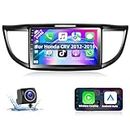 Podofo Car Stereo Radio for Honda CRV 2012-2016 2+32G Android Stereo with Wireless Apple CarPlay & Android Auto | 9 Inch Touchscreen | GPS | WiFi | RDS | Bluetooth | AHD Backup Camera Included