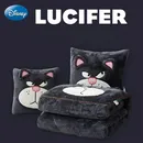 Disney Lotso Throw Pillow Blankets Two In One Kawaii Mickey Lucifer Pillow Thickened Nap Blanket