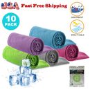 10x wholesale lot ice Cooling Towel for Sports Workout Fitness Gym Yoga Pilates