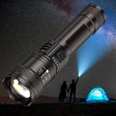 LED Flashlight Tactical Light Super Bright Torch USB EW Lamp N Rechargeable P6I0