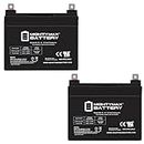 Mighty Max Battery ML35-12 - 12V 35AH Hoveround ALL MODELS Replacement Battery - 2 Pack