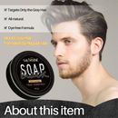 Men's Grey Coverage Bar Shampoo Hair Darken ing Black Soap for Grey Hair Cove✨h