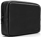 ProCase Accessories Bag Organizer Power Bank Case, Electronics Accessory Travel Gear Organize Case, Cable Management Hard Drive Bag Cosmetic Bag -Black