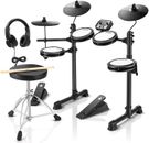 🥁Donner Electronic Drum Digital Kit Basic/ Advanced/Profeesional Quiet Mesh Pad