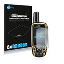 savvies 6-Pezzi Pellicola Protettiva per Garmin GPSMAP 64 Protezione Schermo Trasparente