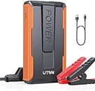 UTRAI T1 Car Jump Starter, 13200mAh 2000A Peak Portable Jump Starter Battery Pack for Up to 7.5L Gas & 5.5L Diesel Engines,12V Jump Box, Car Battery Charger Jump Starter Pack with Jumper Cable