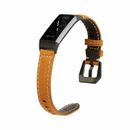 For Fitbit Charge 4 / Charge 3 Leather Watch Band Strap Band Wristband Tracker