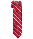 Tommy Hilfiger Men's Core Stripe Tie, Red, One Size