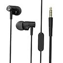 Audio-Technica Sonic Fuel in-Ear Wired Earphones with in-line Mic & Control, 8.5mm Powerful Drivers for Clear Sound & Rich Bass, Comfort Fit Earbuds