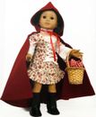 Little Red Riding Hood Costume for American Girl 18" Doll Clothes Accessories