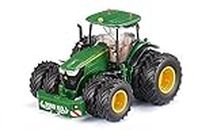 siku 6735, John Deere 7290R tractor, Green, Metal/Plastic, 1:32, Remote controlled with app via Bluetooth, Removable dual tyres, Remote control not included