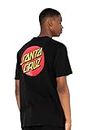 T-Shirt Santa Cruz Classic DOT Chest Black (Uomo, m)
