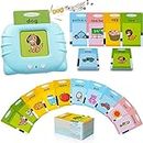 Educational Learning Toys for 2,3,4 Years Old Kids, Speech Therapy Toys for Children, Autism Sensory Toddler Gifts with 112 Talking Flash Cards (224 Words)