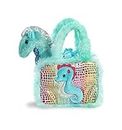 Aurora World Pet Carrier Plush Toy Animal, Fancy Pals Seahorse