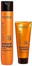 Matrix Opti Care Smooth Straight Professional Shampoo With Shea Butter, Paraben Free, 350ml & Opti Care Professional Conditioner