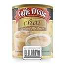 Chai Spiced Tea Latte Powder Mix Bundle. Include One 1Lb Can of Caffe D'Vita Premium Instant Chai Spiced Tea Latte and a BELLATAVO Fridge Magnet. Gluten Free Chai Tea Powder Drink Mix.
