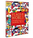 Flags of the World - Sticker Coloring Activity Book For Children : Continent, Country, Capital, Language and Currency [Paperback] Wonder House Books