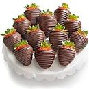 A Gift Inside 12 Dreamy Dark Chocolate Covered Strawberries