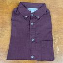 Old Navy Mens Shirt Medium Purple Slim Fit 21" Chest Designer Casual Dress Style