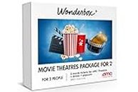 Wonderbox – AMC Movie Theatres® Tickets Package for 2 – 2 tickets, 2 drinks,1 popcorn to share – Original Gift Idea - Experience Gift - 600 locations in the US