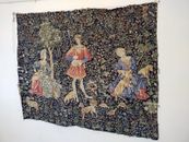 Antique Tapestries french Aubusson hanging / Medieval Style needle point item503