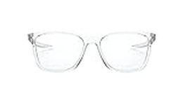 Oakley Men's OX8163 Centerboard Round Prescription Eyewear Frames, Polished Clear/Demo Lens, 53 mm