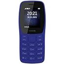 (Refurbished) Nokia 105 Classic | Single SIM Keypad Phone with Built-in UPI Payments, Long-Lasting Battery, Wireless FM Radio, Charger in-Box | Blue