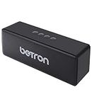 Betron Bluetooth Speaker, Portable, Wireless Connection, Dual Driver, with Microphone, 10W, for Travel Indoor and Outdoor (D51)