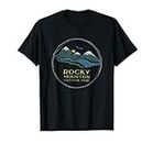 Rocky Mountain National Park Retro Sunset Cadeau Homme Femme T-Shirt