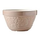 Mason Cash in The Forest Owl Steam Bowl (British Term - Pudding Basin), Stone, 0.95-Quart, 6-1/4 by 6-1/4 by 3-1/2 Inches (2001.327)