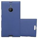 Cadorabo Case Compatible with Nokia Lumia 1520 in Frost Dark Blue - Shockproof and Scratch Resistant TPU Silicone Cover - Ultra Slim Protective Gel Shell Bumper Back Skin
