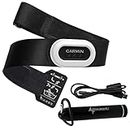 Wearable4U - Garmin HRM-Pro Plus Premium Chest Strap Heart Rate Monitor, Captures Running Dynamics with E-Bank Bundle