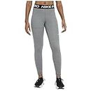 Nike Women's Pro 365 Mid-Rise Leggings, Smoke Grey/Heather/Black/White, Medium