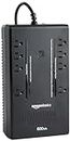 Amazon Basics Standby UPS 600VA 360W Surge Protector Battery Power Backup - 8 Outlets, Black