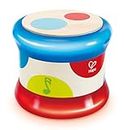Hape Baby Drum , Colourful Rolling Drum Musical Instrument Toy For Toddlers, Rhythm & Sound Learning, Battery Powered