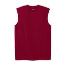 Men's Big & Tall Shrink-Less™ Lightweight Muscle T-Shirt by KingSize in Rich Burgundy (Size 7XL)