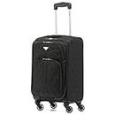 Flight Knight Lightweight 4 Wheel 800D Soft Case Quilted Suitcase Robust Anti Crack Cabin Carry On Hand Luggage Approved for Over 100 Airlines Including easyJet, BA & Many More!