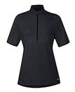 Kerrits Ice Fil Lite Short Sleeve Shirt - Solid Black Size: M
