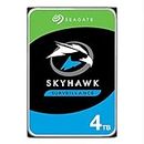 Seagate Skyhawk 4TB Video Internal Hard Drive HDD - 3.5 Inch SATA 6Gb/s 64MB Cache for DVR NVR Security Camera System with Drive Health Management (ST4000VXZ16/ST4000VX016)