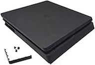 Ocity New Replacement Top Upper and Bottom Cover Full Housing Shell Case Cover for Sony Playstation 4 PS4 Slim Console Black