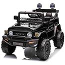 PRIME CLUB 12V 2 Seater Ride on Truck Battery Powered Kids Electric car with Remote Control,High Low Speeds,Music,Ride on Toys Birthday Festival Gift for Toddlers 37-96 Months