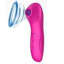 Silicone Waterproof Power Massager, Electric Comfort Toys Ladies Sucking Massager Portable Bed Exercise Tool