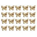 MYADDICTION 20 Pieces Charm Alloy Butterfly Pendant DIY Craft Hair Accesories Jewelry Making Clothing, Shoes & Accessories | Womens Accessories | Hair Accessories
