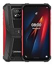 Rugged Phones Unlocked Ulefone Armor 8, Waterproof Rugged Smartphone 6.1'' 16MP+8MP Camera, 4GB+64GB, Android 10, Dual Sim 4G Rugged Cell Phone, 5580mAh Battery, GPS, Face Unlock, US Version (Red)