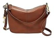 Fossil Bag for Women Jolie, Eco Leather/Polyurethane Trim Crossbody brown 27.9 cm L x 7.6 cm W x 20.3 cm H ZB7716200